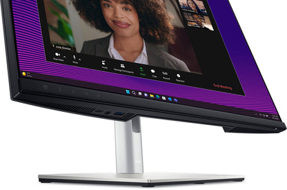 Dell P2724DEB 27" Quad HD IPS LCD Monitor with USB Hub, Speakers, Black/Silver