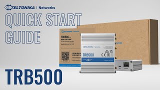 Teltonika Networks TRB500000000 5G LTE Ethernet Gateway – Ultra-Low Latency, IP30, SMA