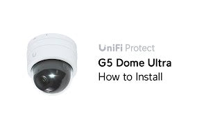 Ubiquiti UVC-G5-DOME-ULTRA-B IP Camera – 4MP 2K HD Dome, Night Vision, PoE