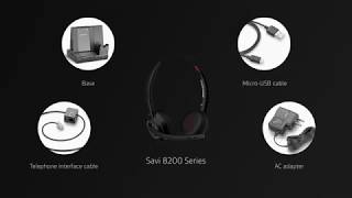 Poly 207326-02 Binaural Wireless Headset – DECT, Bluetooth 4.2, ANC, 13h