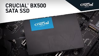 Crucial CT1000BX500SSD1 1TB 2.5" SATA Internal SSD – 540MB/s Read, 500MB/s Write