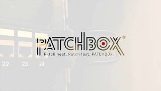 PATCHBOX PBCX8K Patchcatch Cable Holder – Pack of 4 Black CE Certified Plastic Cable Organiser