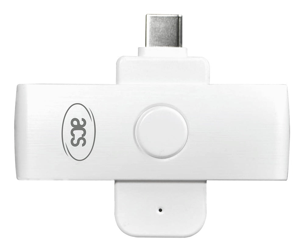 ACS ACR39U-NF Smart Card Reader – USB Type-C, White, Plug & Play