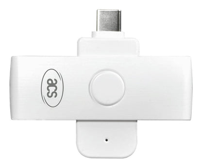 ACS ACR39U-NF Smart Card Reader – USB Type-C, White, Plug & Play