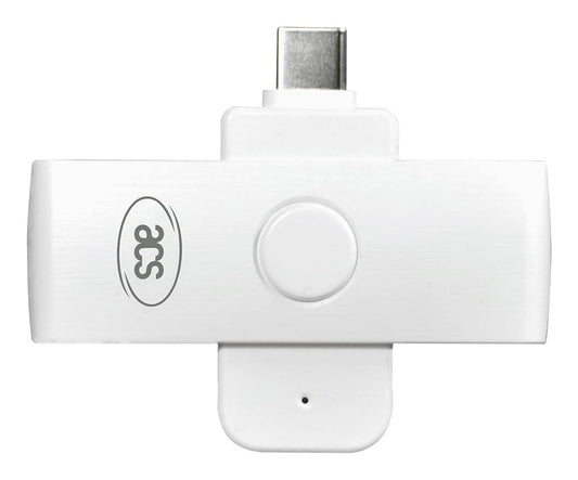 ACS ACR39U-NF Smart Card Reader – USB Type-C, White, Plug & Play