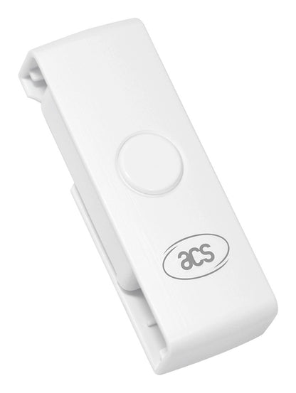 ACS ACR39U-NF Smart Card Reader – USB Type-C, White, Plug & Play